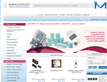 Tablet Screenshot of madissonshop.cz